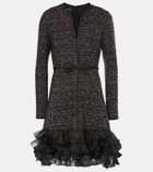 Giambattista Valli Embellished ruffled minidress