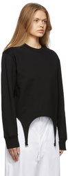 Dion Lee Black Garter Sweatshirt