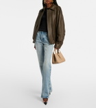 Saint Laurent Le 5 à 7 Baby Bea leather top-handle bag