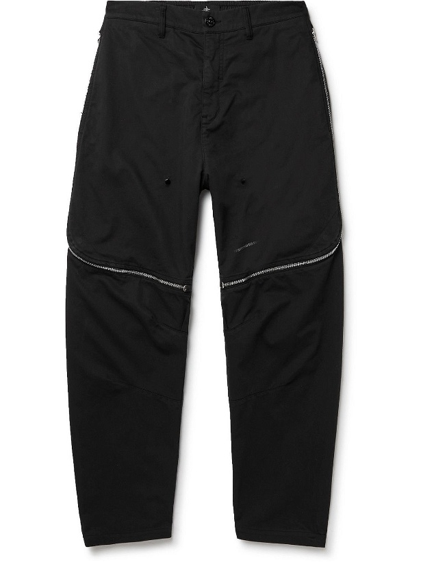 Photo: Stone Island Shadow Project - Cotton-Blend Trousers - Black