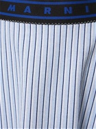 MARNI - Striped Cotton Blend Flared Midi Skirt