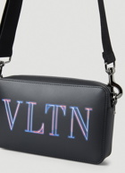Neon VLTN Crossbody Bag in Black