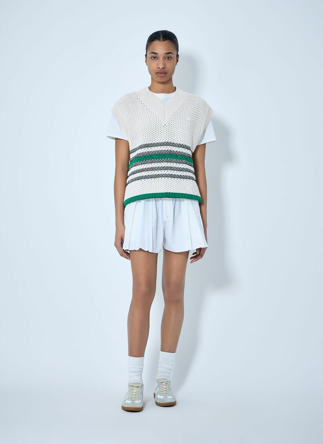 Lacoste Pleated Skort with Elasticated Waistband