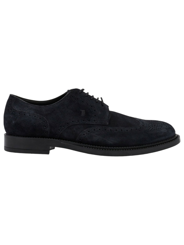 Black Tod’s Suede Derby shoes Tod main image 4