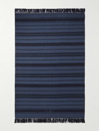 Loro Piana - Suitcase Stripe Fringed Cotton-Jacquard Beach Towel