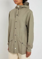 Rains W3 Hooded Rubberised Jacket Sage