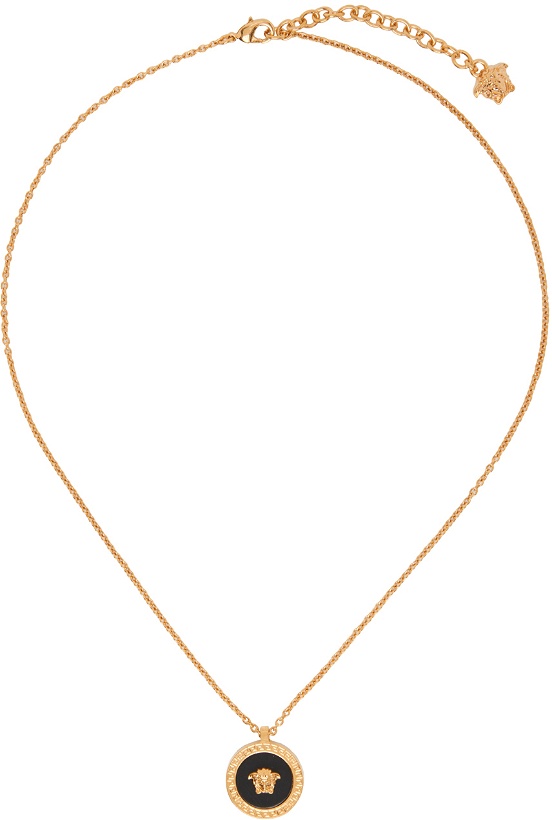 Photo: Versace Gold Enamel Medusa Necklace