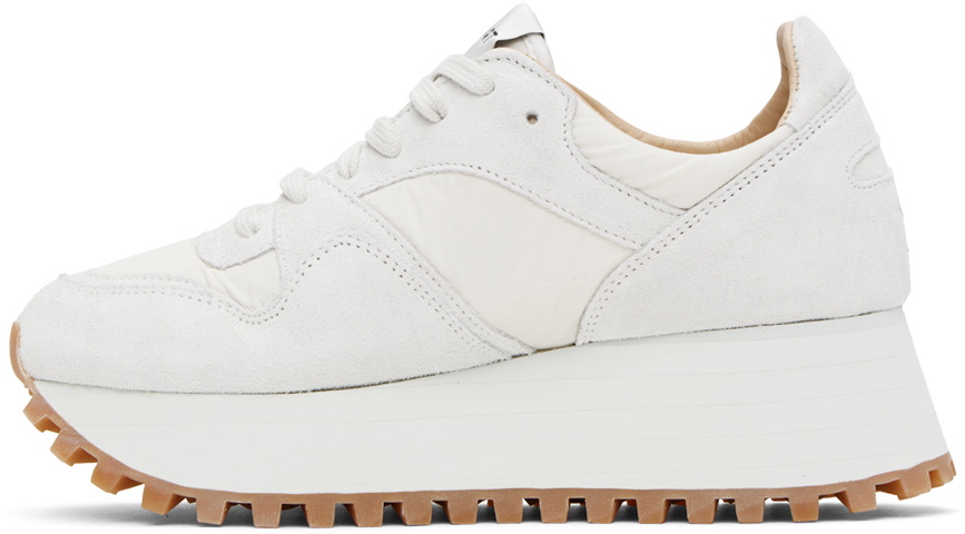 Comme des Garçons Comme des Garçons White Spalwart Edition Marathon Platformer Sneakers