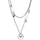 Alexander McQueen Silver Safety Pin Necklace