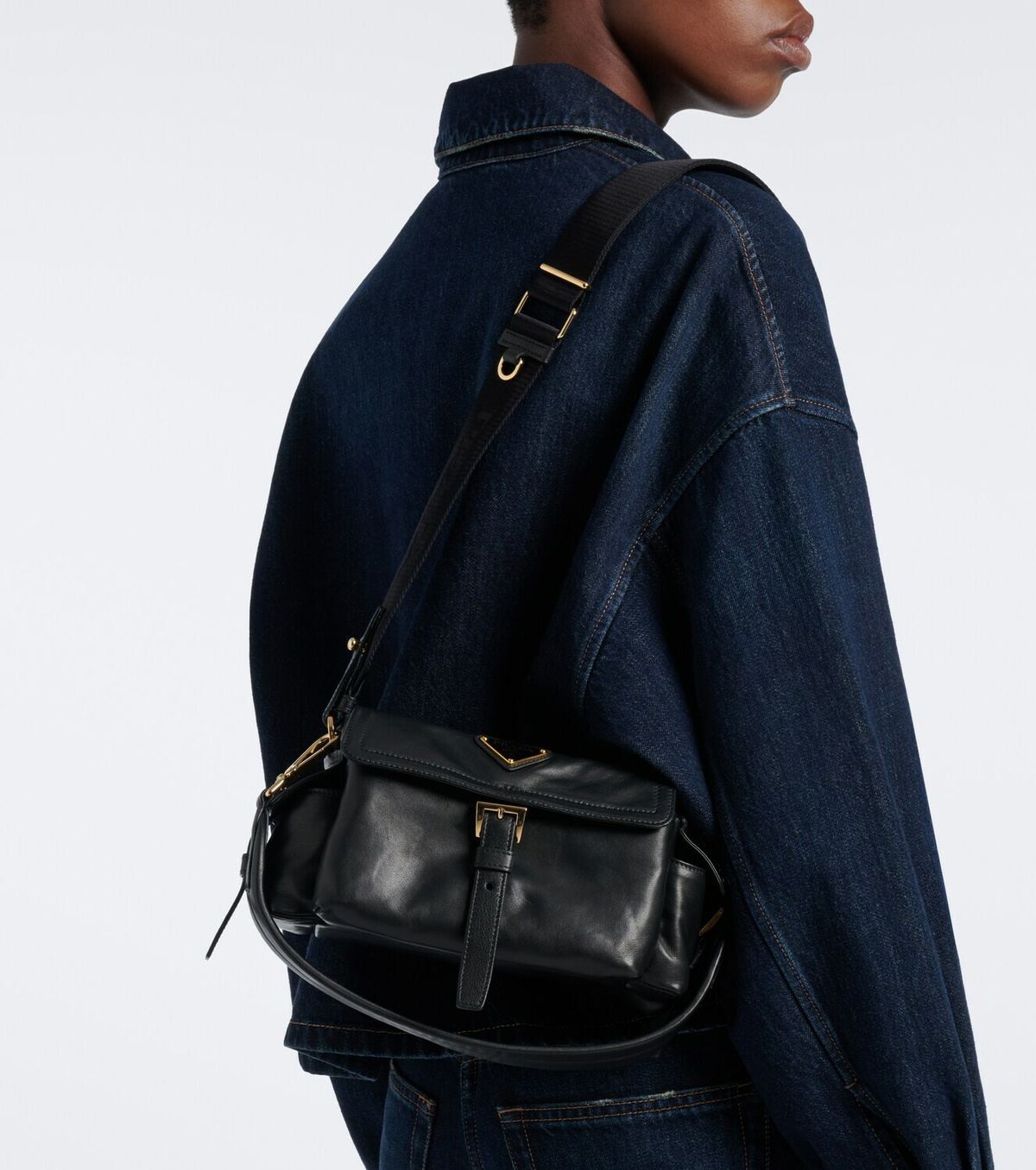 Prada Prada Explore Mini leather shoulder bag