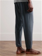 Derek Rose - Marlowe Tapered Stretch-Modal Jersey Drawstring Trousers - Gray