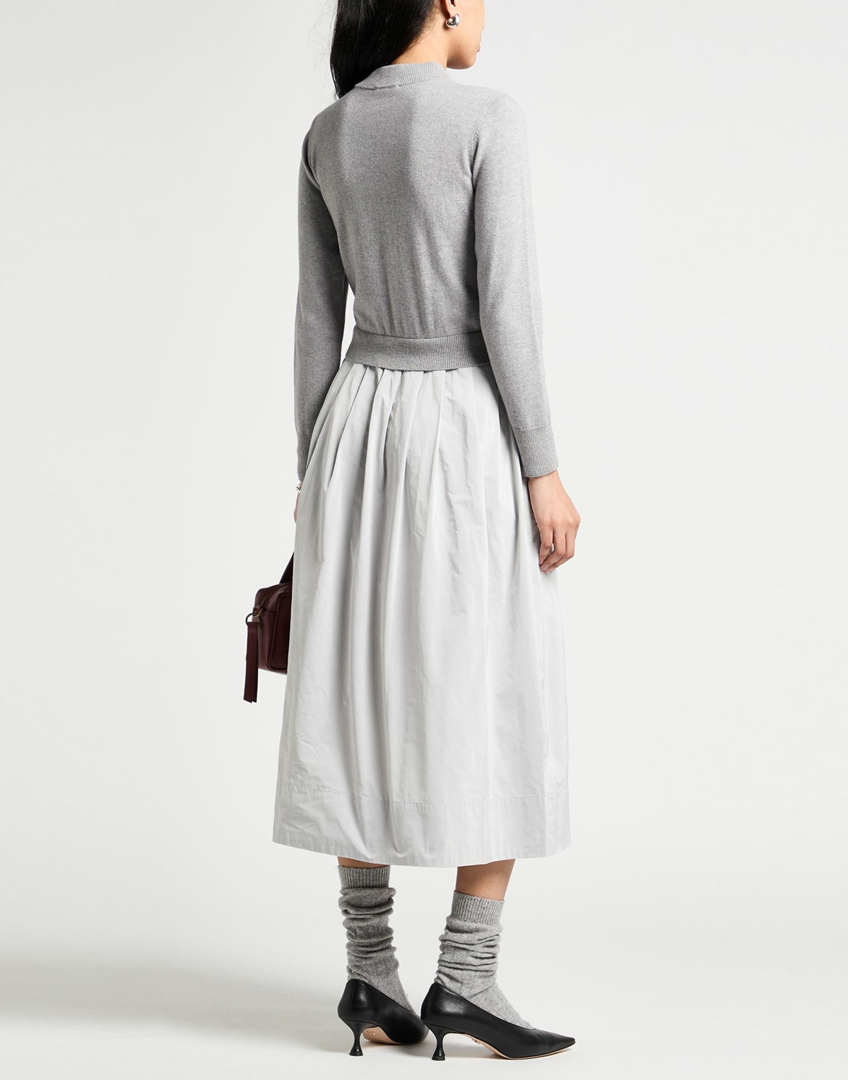 Peserico Womens Midi dress Light in Grey