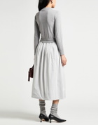 Peserico Womens Midi dress Light in Grey