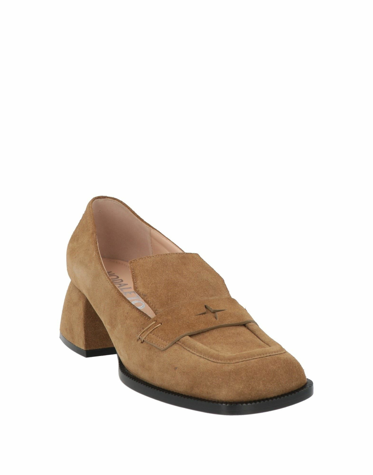 Nodaleto Womens Loafers Khaki