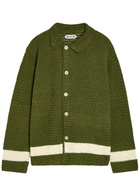 Bode Marsh Crotchet-cotton Shirt Green