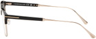TOM FORD Black & Gold Browline Glasses