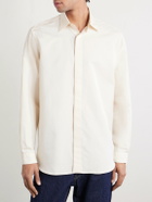 Lardini - Cotton and Silk-Blend Shirt - Neutrals
