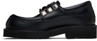 Toga Virilis Black Hard Leather Derbys