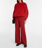 Max Mara - Carmine wool-blend teddy sweatshirt