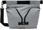 Y-3 Gray Utility Tote