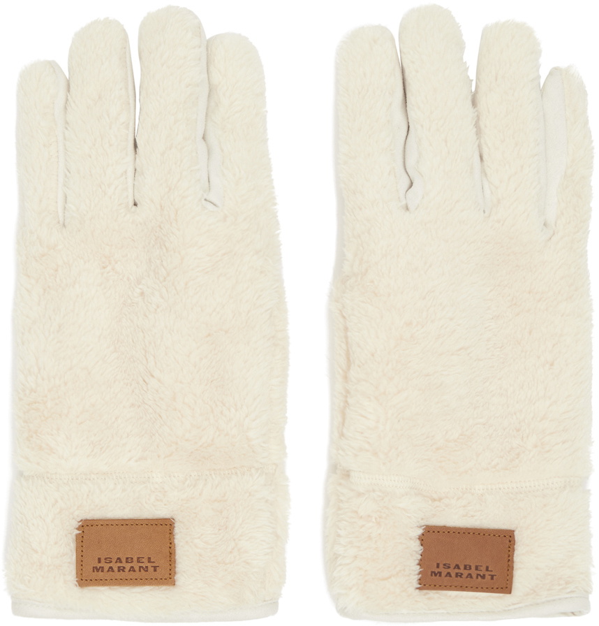 Isabel Marant Off-White Furka Gloves