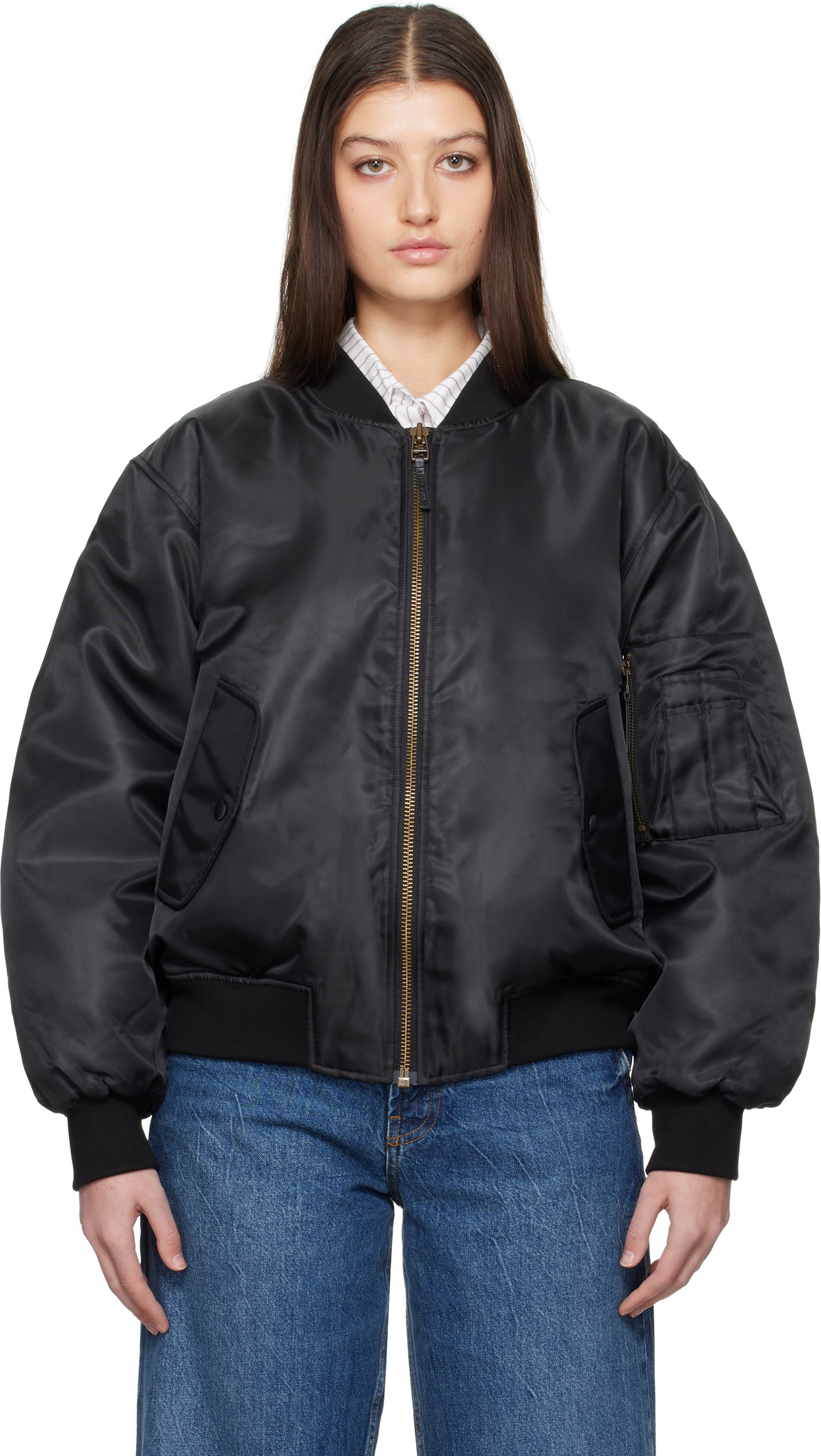 ANINE BING Khaki Leon Bomber Jacket ANINE BING