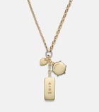 FoundRae Promise 18kt gold pendant necklace with diamonds