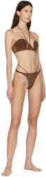 Nensi Dojaka SSENSE Exclusive Brown Briefs