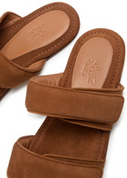 Gia Borghini Julianne Suede Sandals Brown