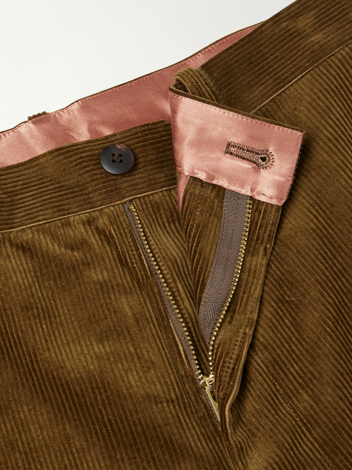 Visvim - Broader Straight-Leg Cotton-Corduroy Trousers - Brown