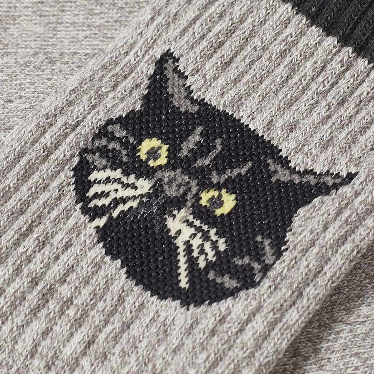 Rostersox Cat Socks in Grey