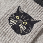 Rostersox Cat Socks in Grey