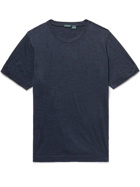 Incotex - Virgin Wool T-Shirt - Blue