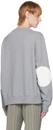 MM6 Maison Margiela Gray Oversized Sweatshirt