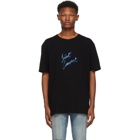 Saint Laurent Black Signature Logo T-Shirt