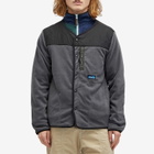 KAVU Men's Brudenell Snap Fleece Cardigan in Dark Shadow