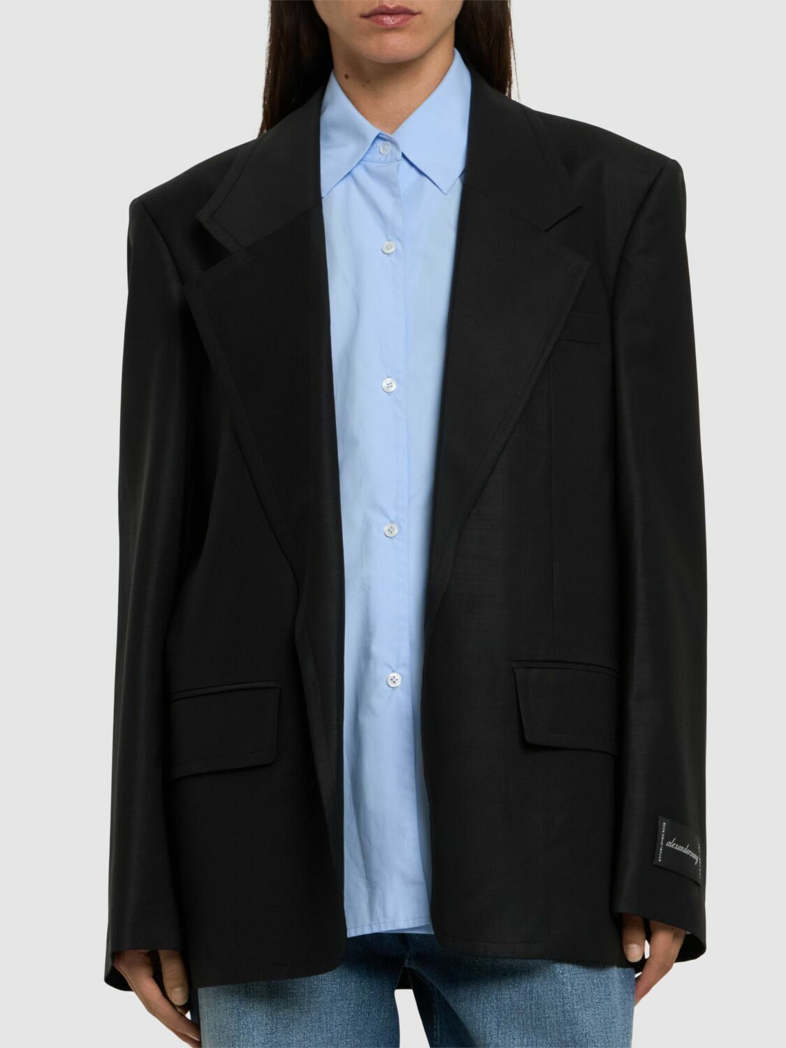 ジャケット BOXY BLAZER ALEXANDER WANG Pre-styled Oversized Boxy Blazer & Shirt