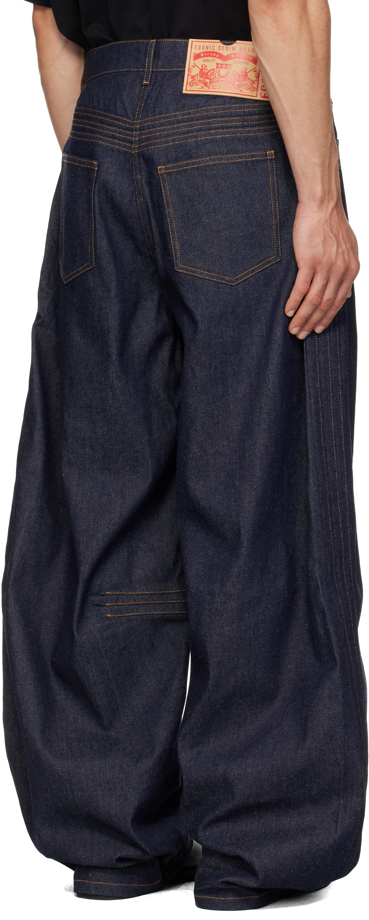 EGONlab Blue Overscaled Jeans