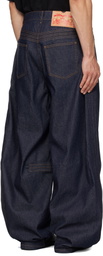 EGONlab Blue Overscaled Jeans