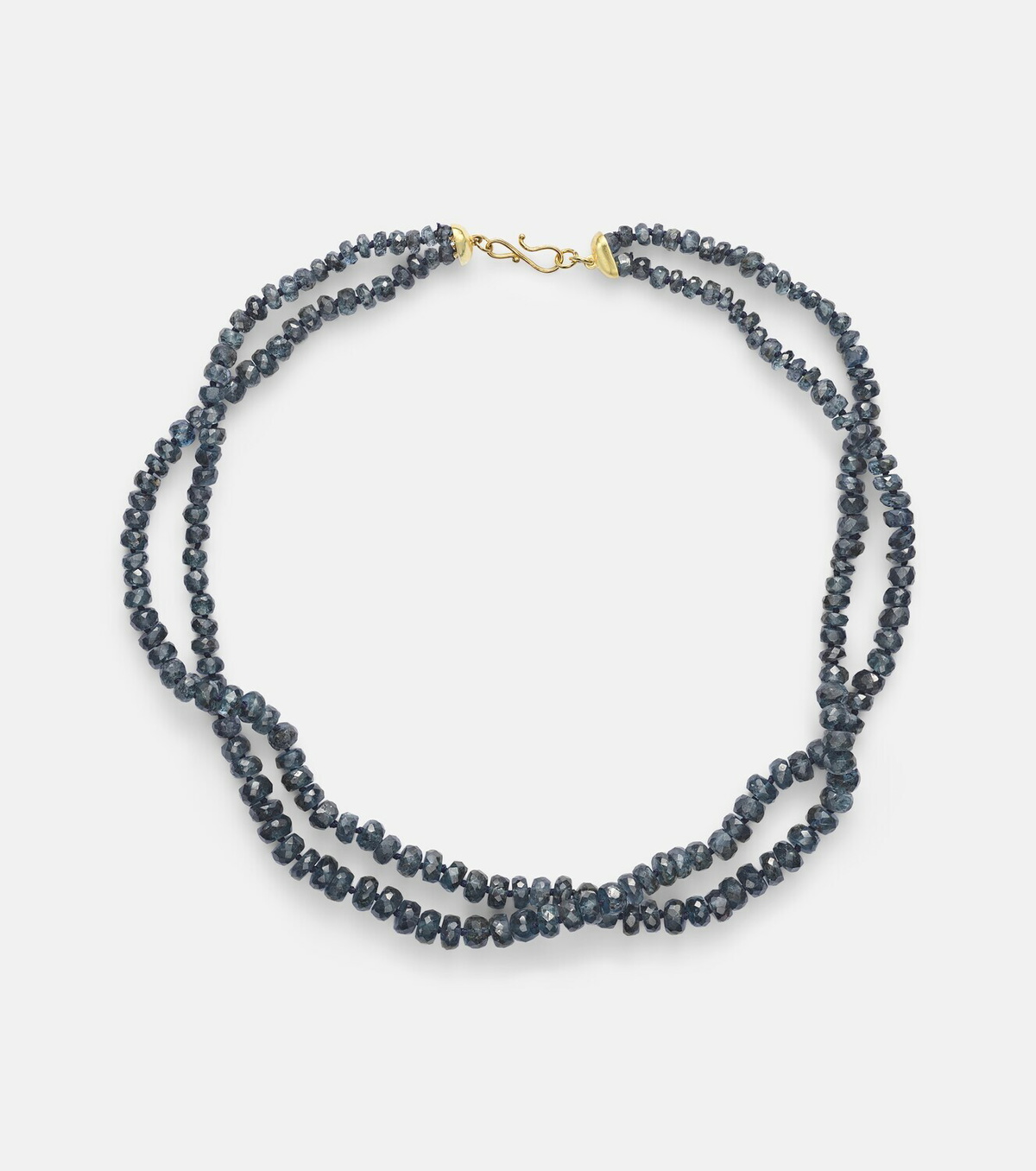 Ileana Makri Beaded necklace with kyanites