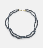 Ileana Makri Beaded necklace with kyanites