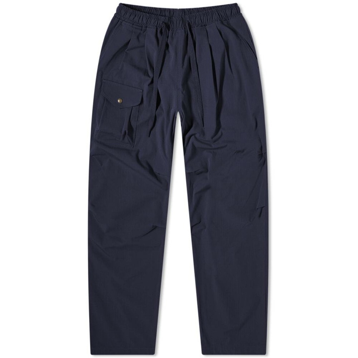 Photo: FrizmWORKS Men's Two Tucked Relaxed Pant in Navy