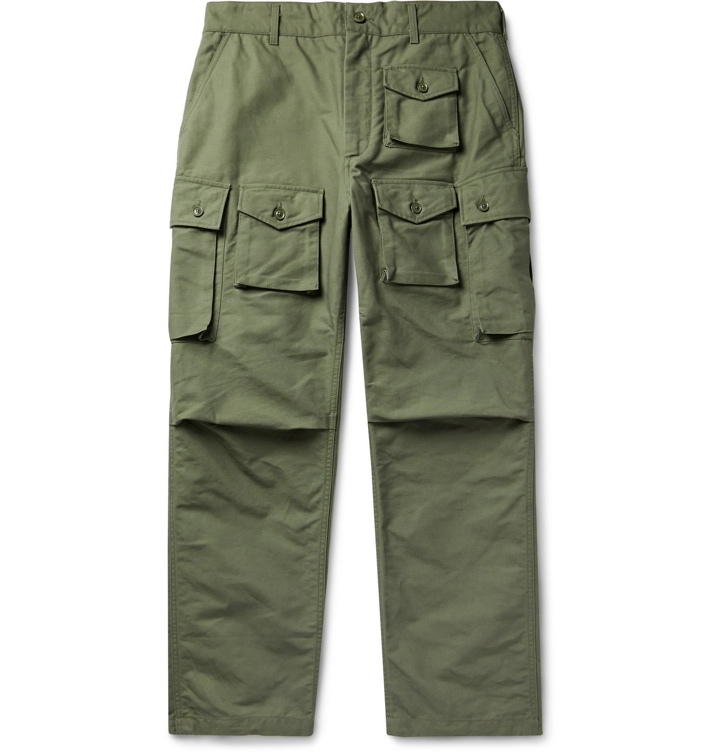 Photo: Engineered Garments - Cotton Cargo Trousers - Green