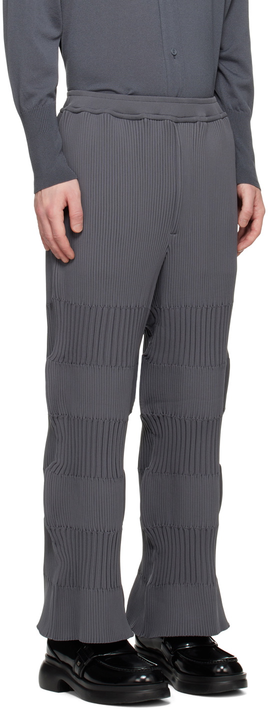 CFCL Gray Fluted 1 Trousers