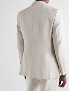 Favourbrook - Ebury Slim-Fit Herringbone Cotton and Linen-Blend Suit Jacket - Neutrals