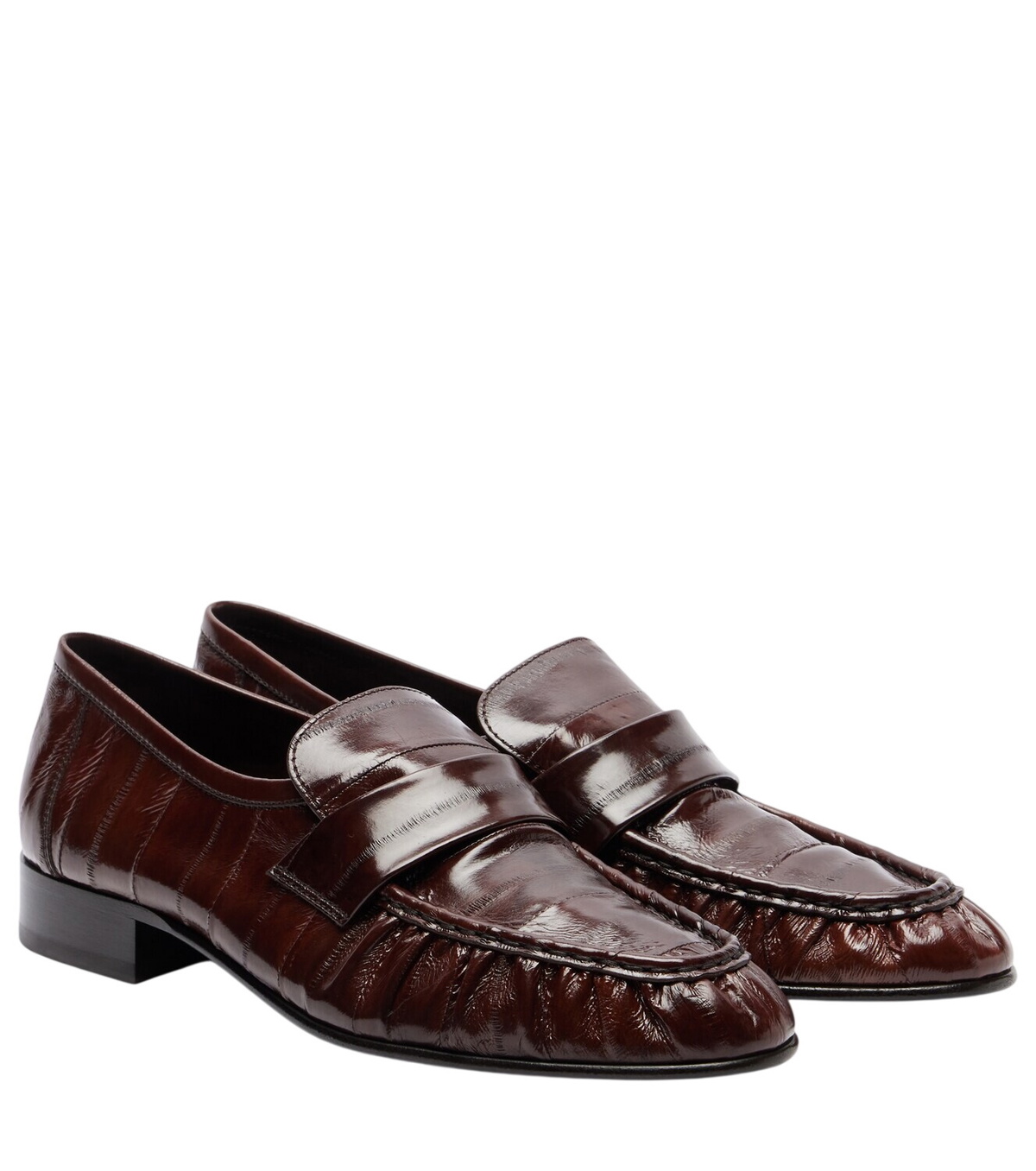 The Row Lucca leather moccasins The Row