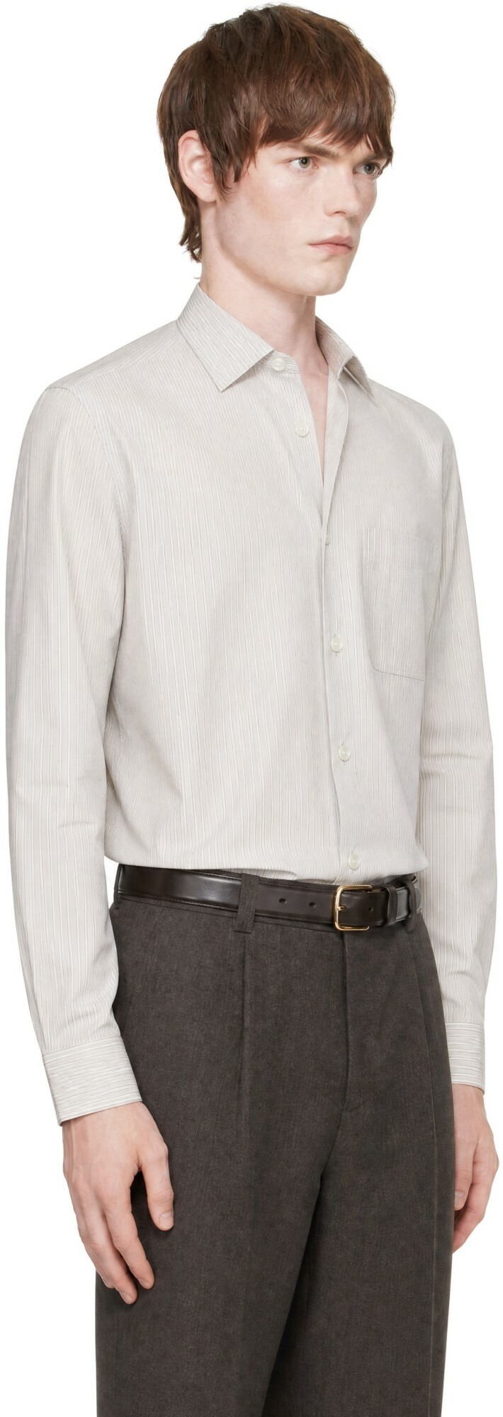 ANOTHER ASPECT Gray Another 4.0 Shirt