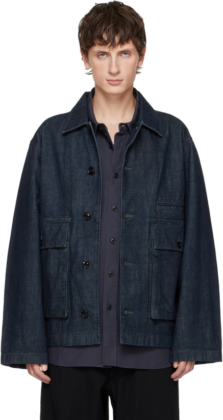 Photo: LEMAIRE Blue Boxy Denim Jacket