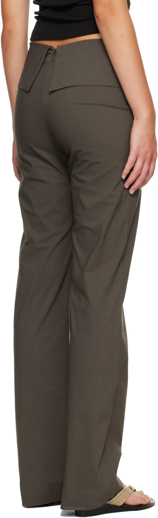 St. Agni Gray Studio Trousers