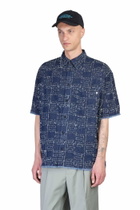 Études Shirt In Blue Cotton